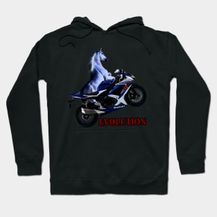 Motorbike Suzuki GSXR With Horse Power Hoodie